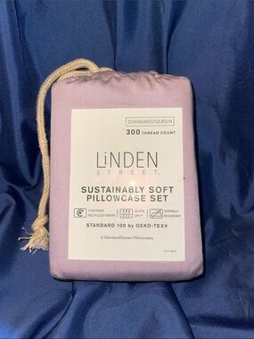 Linden Street Sustainably Soft Pillowcase Set - Sterling Mauve